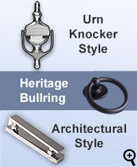 Fire door knocker examples