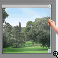 Corded integral blinds